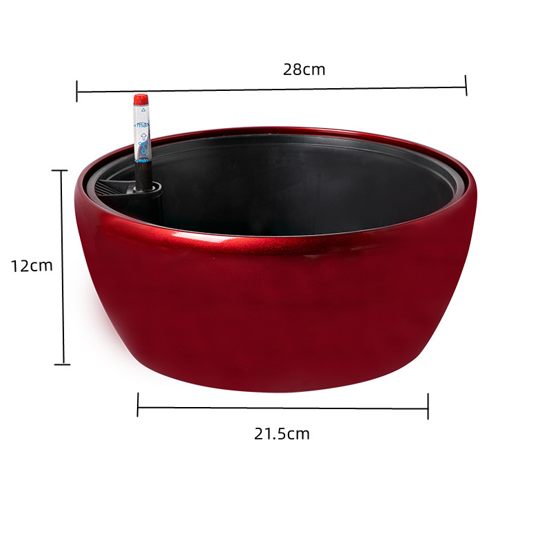 Model 1012K pastoral style desktop stoving varnish round pot