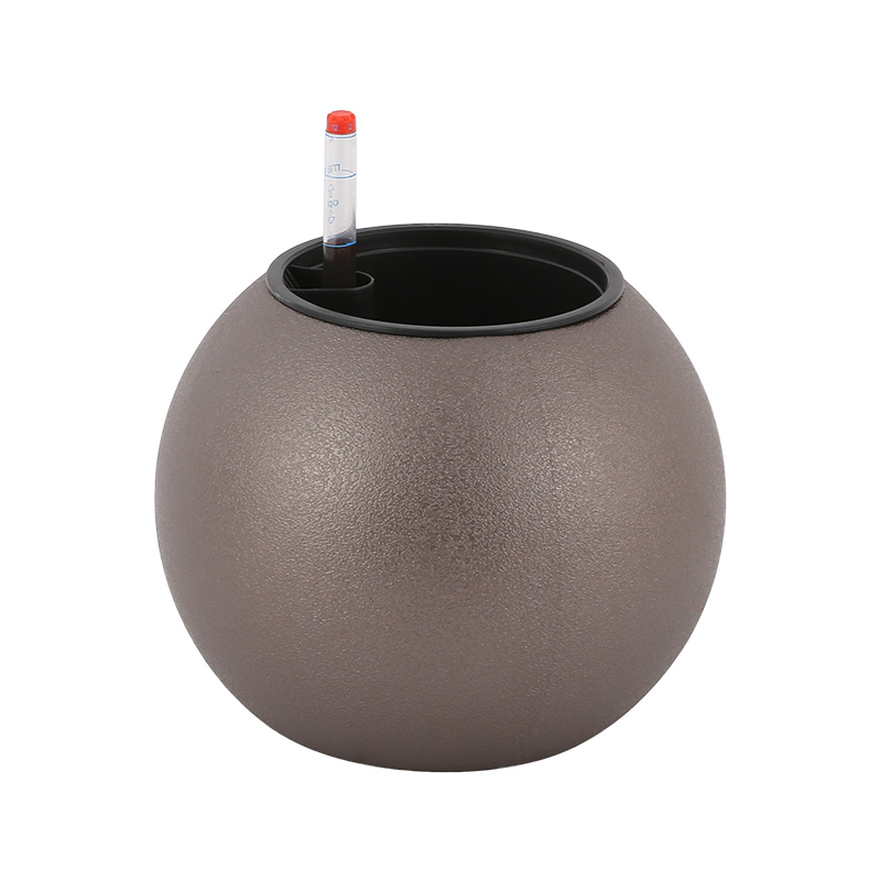 Model Q02K simple style gloss finish round pot