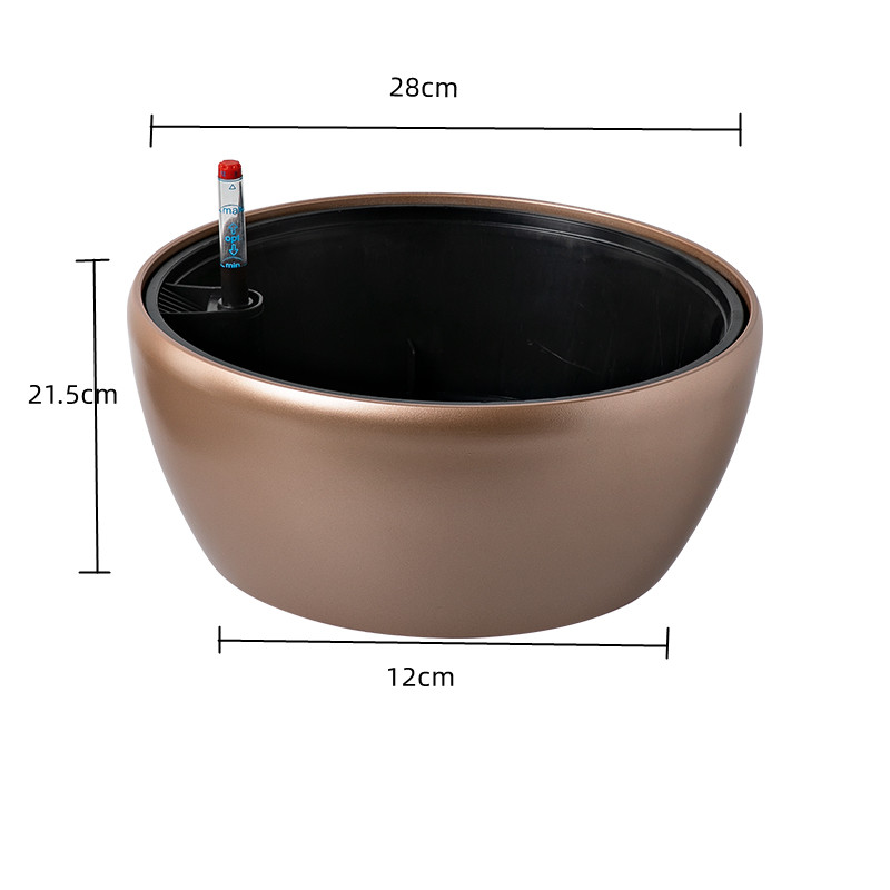 Model 1012K pastoral style desktop stoving varnish round pot