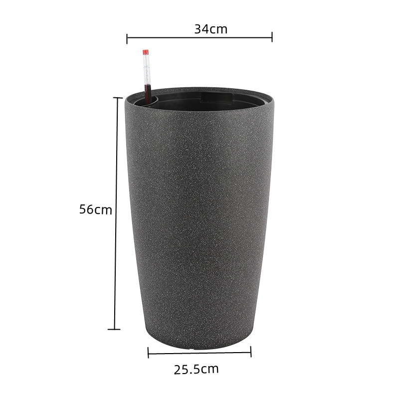 Model 7001ps simple style sand blast round flower pot